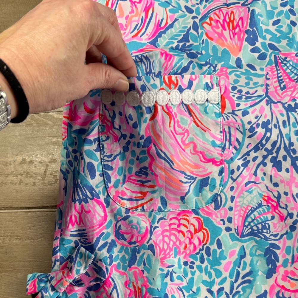 Lilly Pulitzer Girl Little Lilly Classic Shift Dress Treasure Trove - Size 10 - Picture 4 of 13